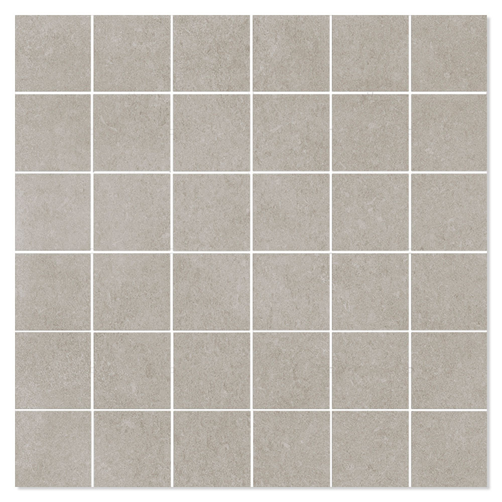 Mosaik Klinker Linea Beige Matt 30x30 (5x5) cm